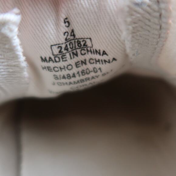 Old Navy Shoes Big Kids 5 Sneakers Slip On Casual Trainer Flat Loafer J Chambray - Picture 12 of 12